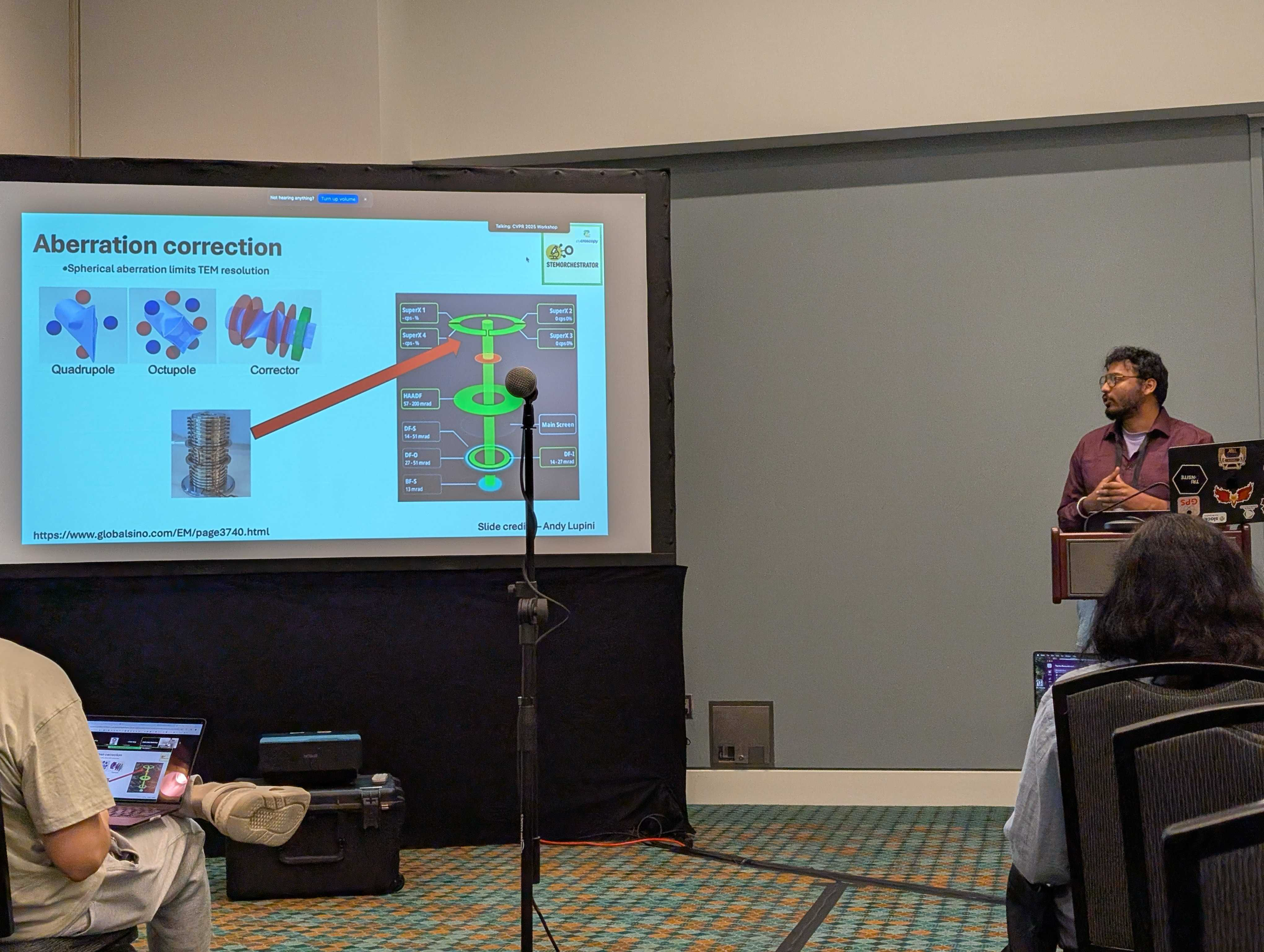 Slide from spotlight talk at CVPR-MM4Mat 2025